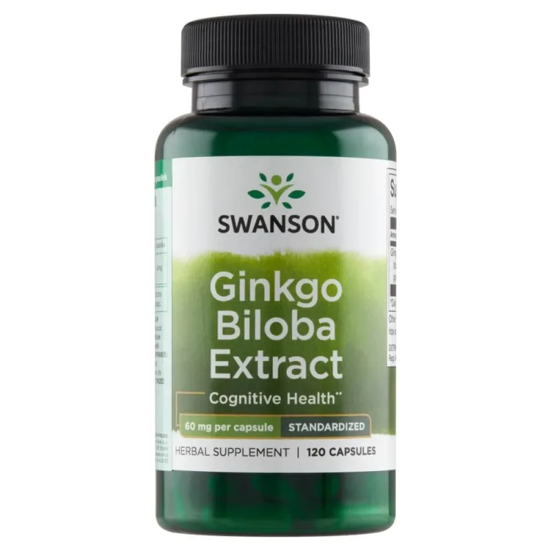Swanson Ginkgo Biloba Extract, Ginkgo biloba 120 capsule — preț și oferte