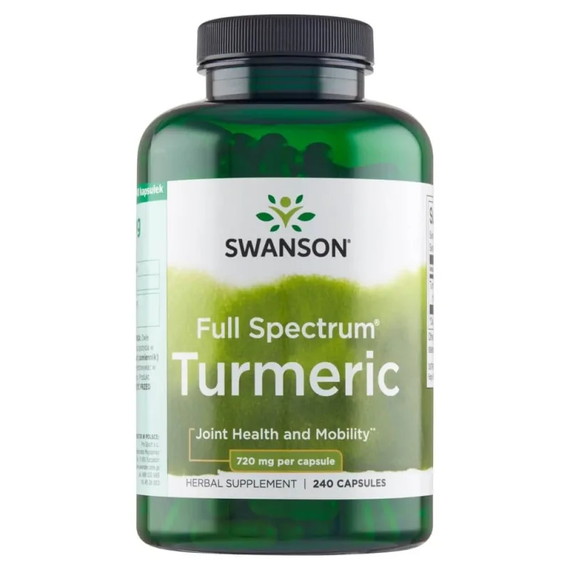 Swanson Full Spectrum Turmeric, turmeric, 240 capsule — preț și oferte