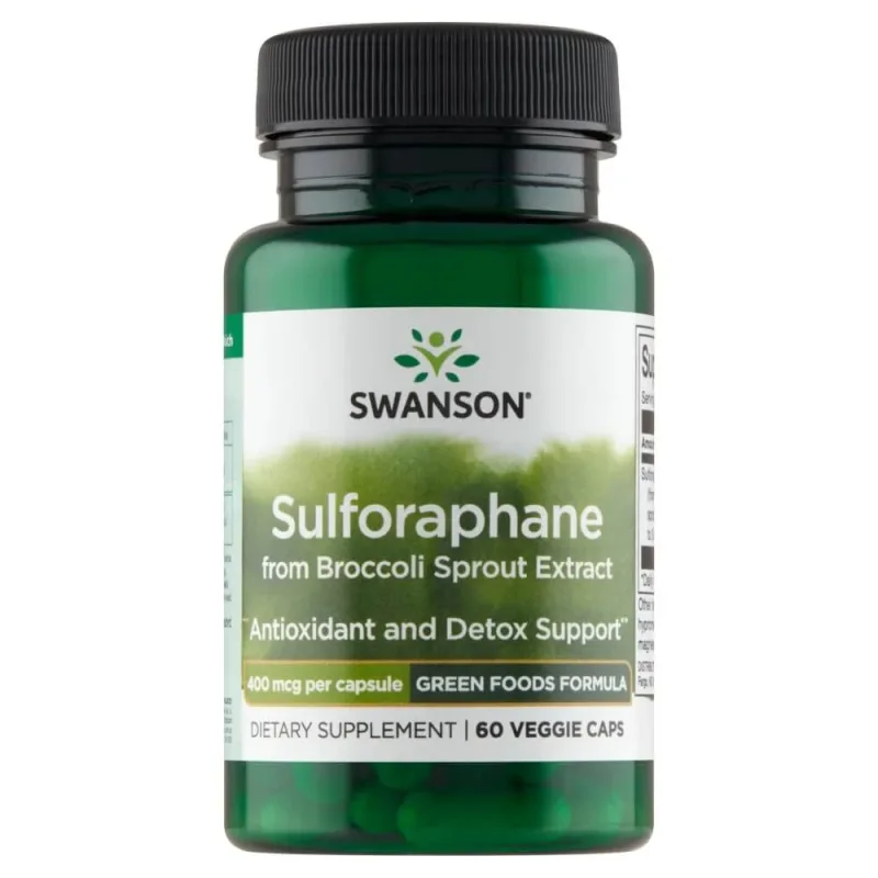 Swanson Sulforafan, sulforafan, 60 capsule vegetariene — preț și oferte