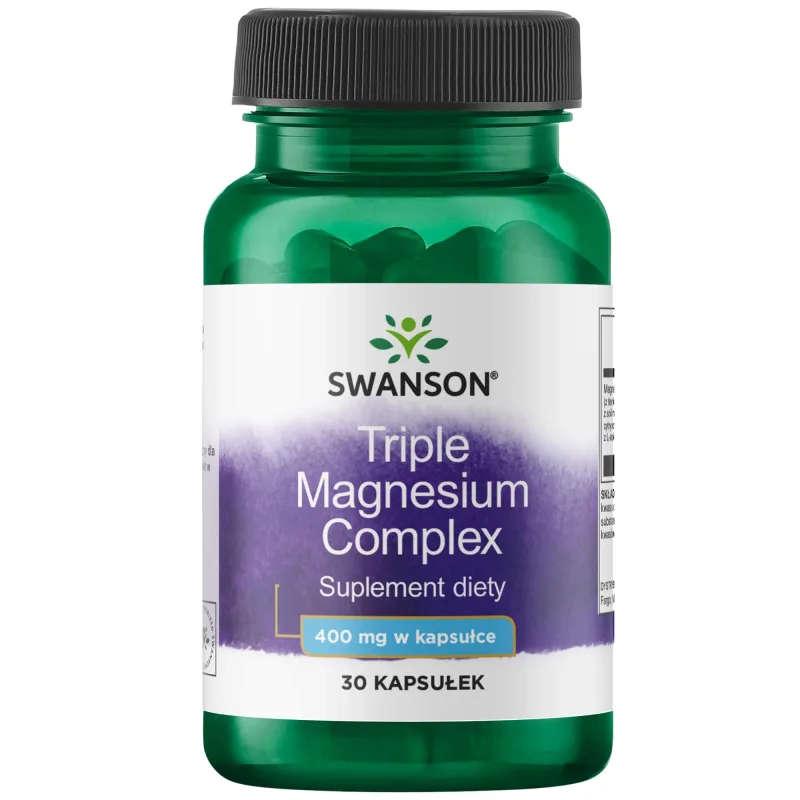 Swanson Triple Magnesium Complex, magneziu 400 mg, 30 capsule — preț și oferte