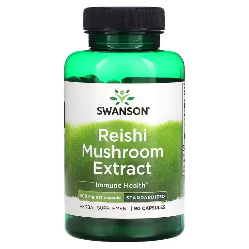 Swanson, Extract de ciuperci Reishi, 500 mg, 90 capsule — preț și oferte