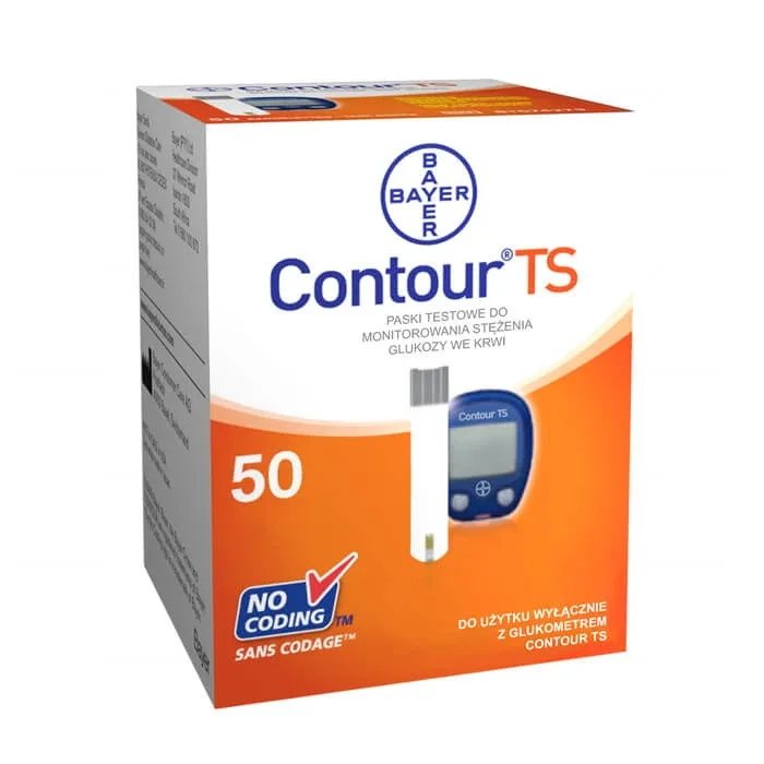 Contour TS, metru de teste cu benzi, 50 benzi — preț și oferte