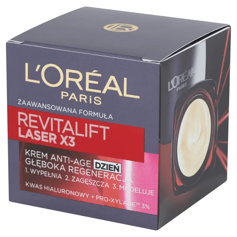 L'oreal Revitalift Laser X3, Anti-age 40+ cremă, regenerare intensivă, 50 ml L'Oréal Paris — preț și oferte