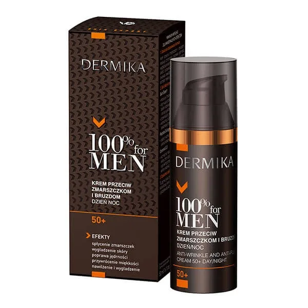 Dermika Men, cremă antirid și antirid 50+, zi și noapte, 50 ml — preț și oferte