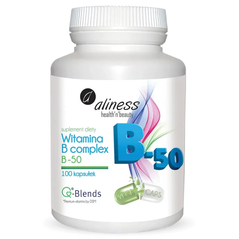 Aliness Vitamina B Complex B-50, 100 capsule vegetale — preț și oferte