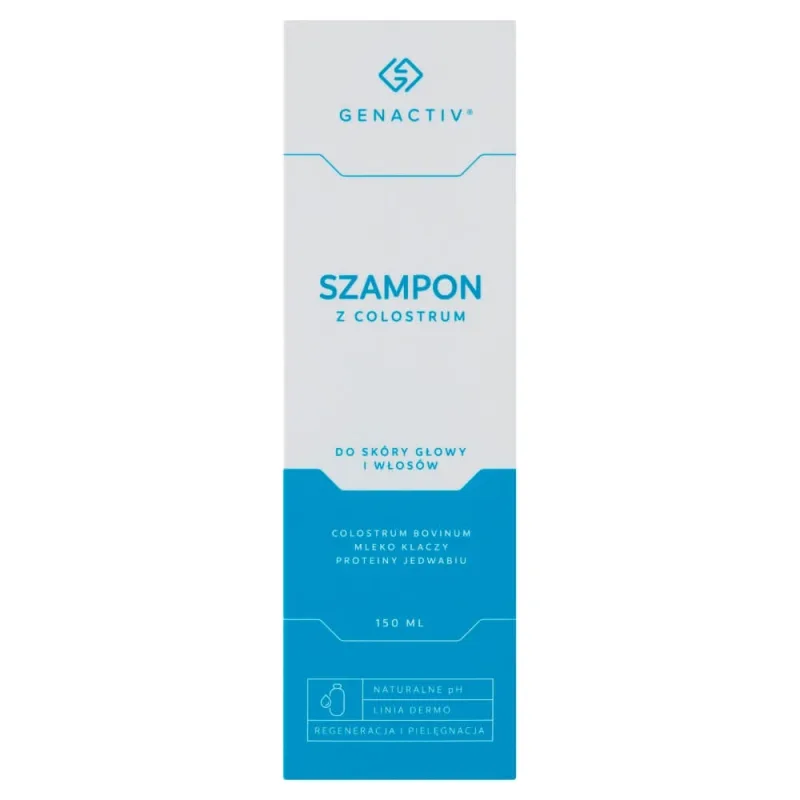 Genactiv, șampon cu colostru pentru scalp și păr, 150 ml — preț și oferte