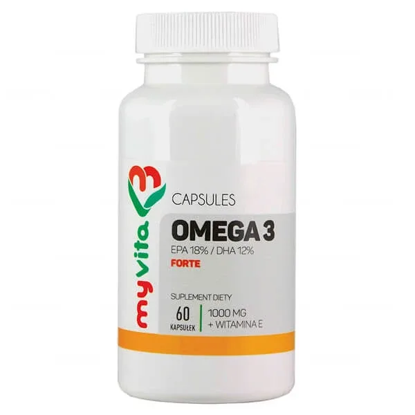 MyVita, Omega-3 forte + vitamina E, EPA/ DHA, 60 capsule — preț și oferte