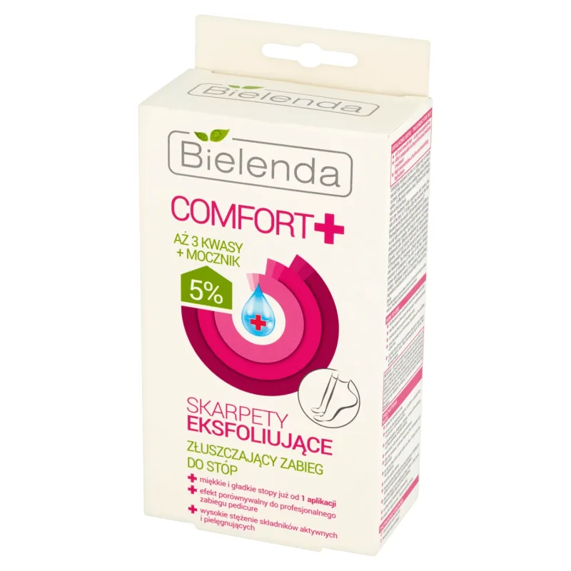Bielenda Comfort+, șosete exfoliante, tratament exfoliant pentru picioare, 1 pereche — preț și oferte