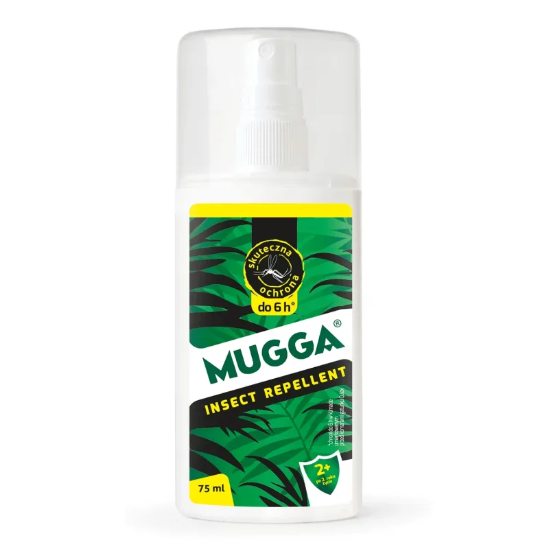 Mugga Insect Repellent, spray împotriva țânțarilor pentru copii de la 2 ani, DEET 9,5%, 75 ml — preț și oferte