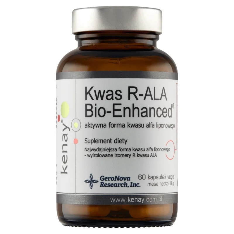 Kenay R-ALA Bio-Enhanced Acid, 60 capsule vegetale — preț și oferte