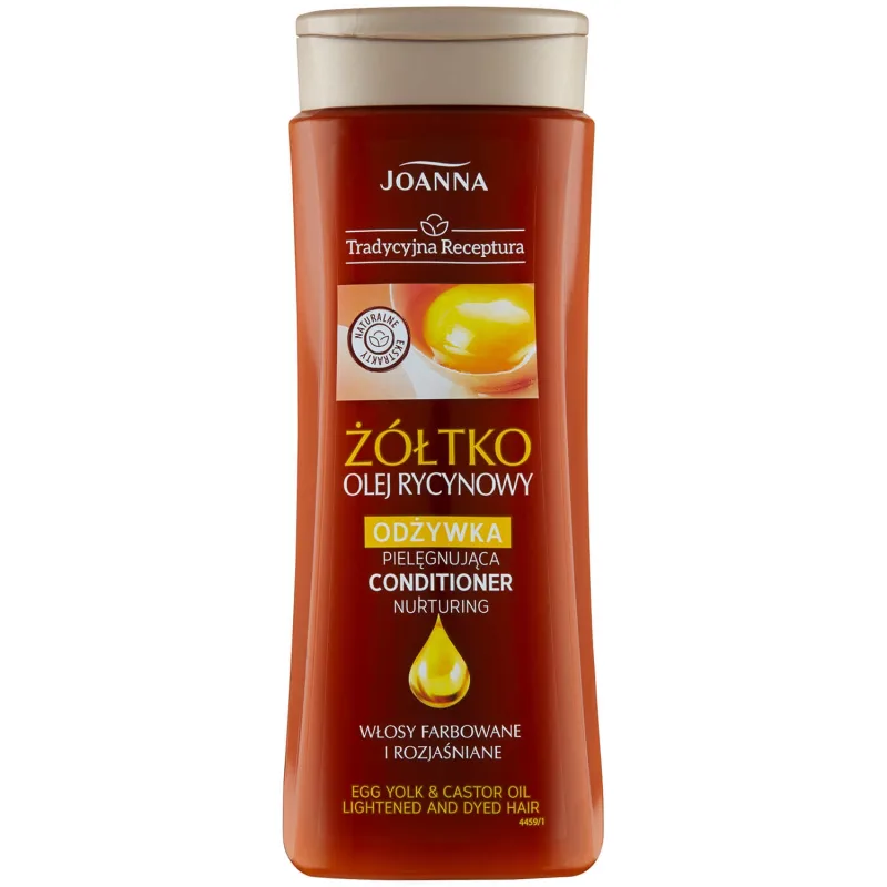Joanna Tradycyjna Receptura, balsam de păr, gălbenuș de ou și ulei de ricin, 300 g — preț și oferte