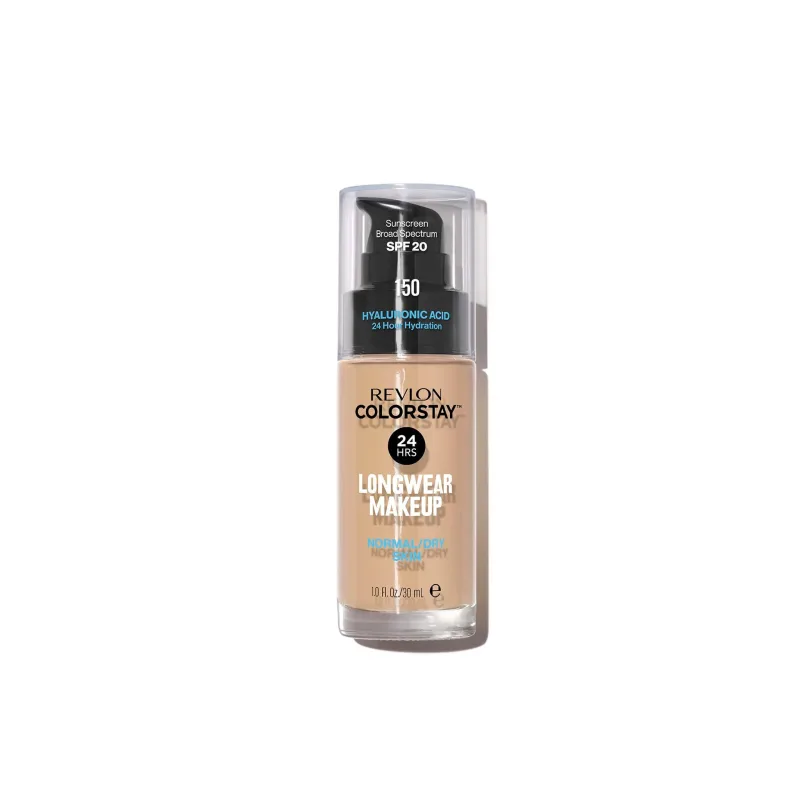 Revlon ColorStay, fond de ten pentru ten normal până la uscat, Nr. 150, Buff, cu pompă, 30 ml — preț și oferte
