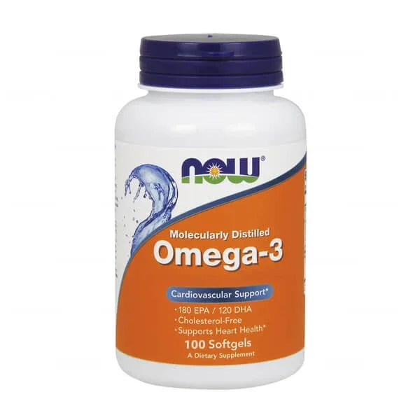 Now Foods Omega-3, 100 capsule — preț și oferte
