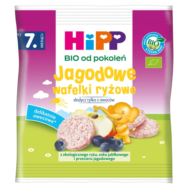 HiPP Rice Krispies Bio, fructe de pădure, după 7 luni, 30 g — preț și oferte