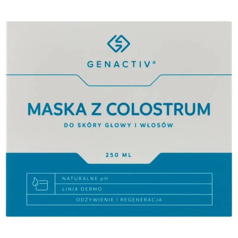 Genactiv, mască cu colostru pentru scalp și păr, 250 ml — preț și oferte