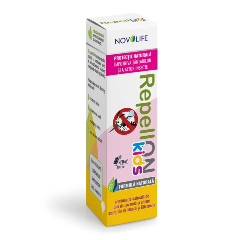 Spray anti tantari pentru copii RepellOn, 100 ml, Novolife Novoline — preț și oferte