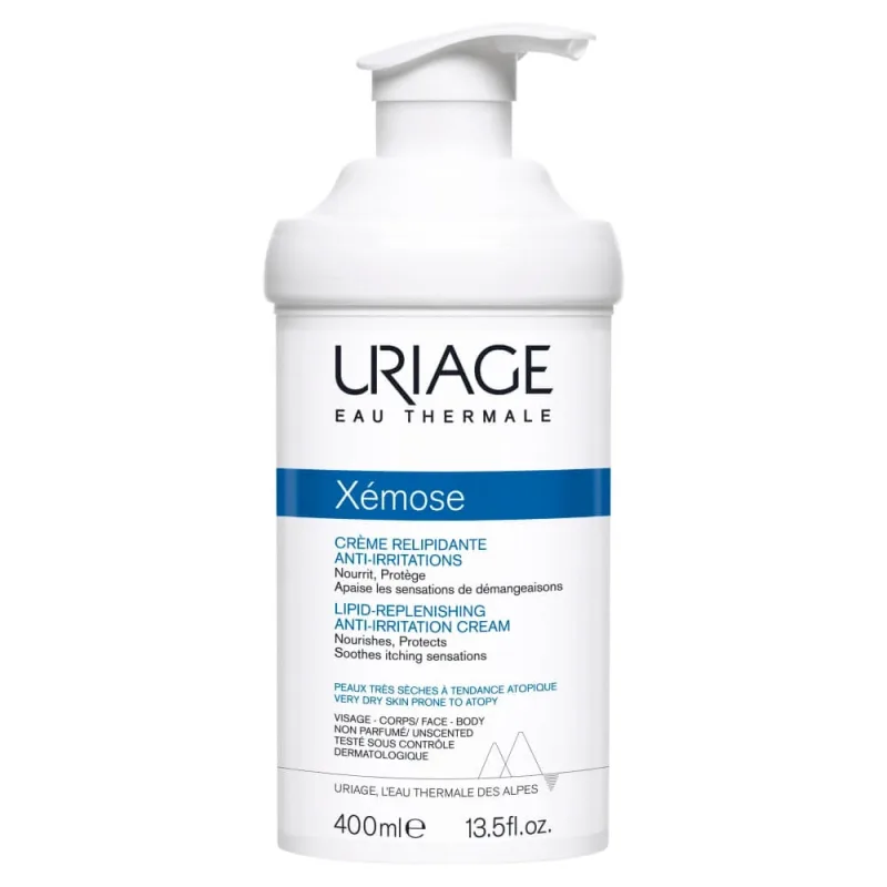 Uriage Xemose, cremă pentru pielea foarte uscată, 400 ml — preț și oferte