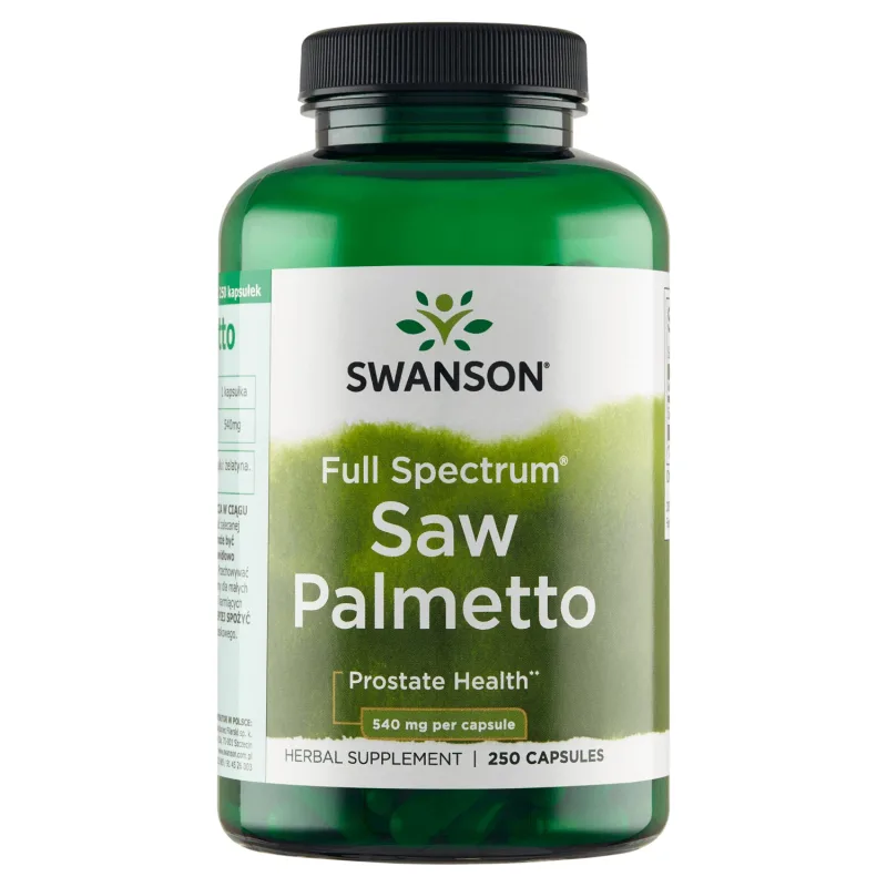 Swanson Saw Palmetto 540 mg, sabal palm, 250 capsule — preț și oferte