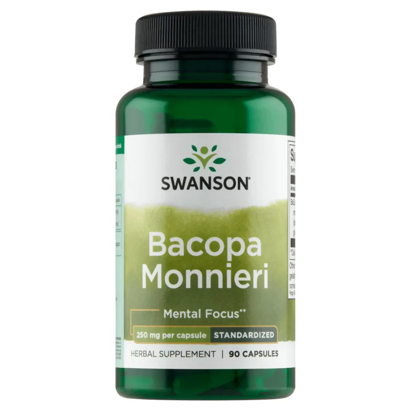 Swanson Bacopa Monnier BaCognize Extract, bacopa cu frunze mici 250 mg, 90 capsule — preț și oferte