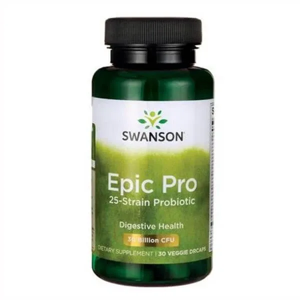 Swanson Epic Pro 25-Strain Probiotic, 30 capsule vegetariene — preț și oferte