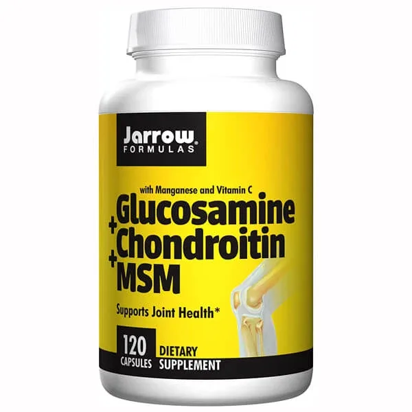 Jarrow Formulas Glucozamină + Condroitină + MSM, 120 capsule — preț și oferte