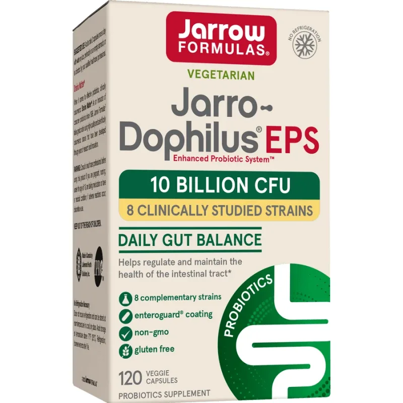 Jarrow Formulas Jarro-Dophilus EPS 10 miliarde CFU, 120 capsule vegetariene — preț și oferte