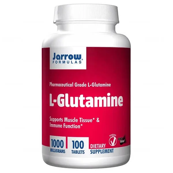 Jarrow Formulas L-Glutamine, glutamină 1000 mg, 100 comprimate — preț și oferte