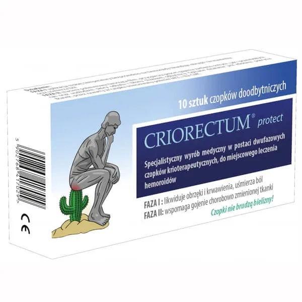 Criorectum Protect, supozitoare rectale, 10 bucăți Phu Marsylka — preț și oferte