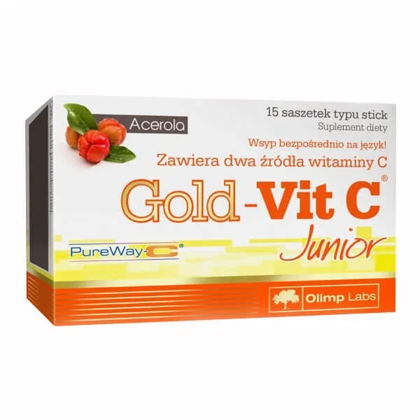 Olimp Gold-Vit C Junior, aromă de zmeură, 15 pliculețe Olimp Labs — preț și oferte
