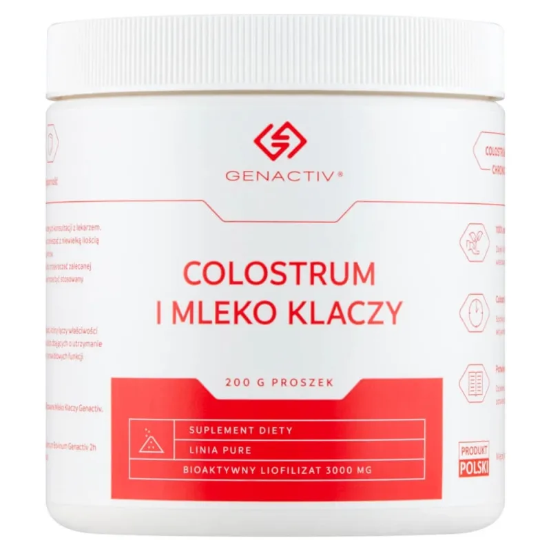 Genactiv Colostru și lapte de iapă, pulbere, 200 g — preț și oferte