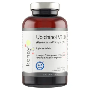 Kenay, Ubiquinol V100, formă activă de coenzima Q-10 100 mg, 300 capsule