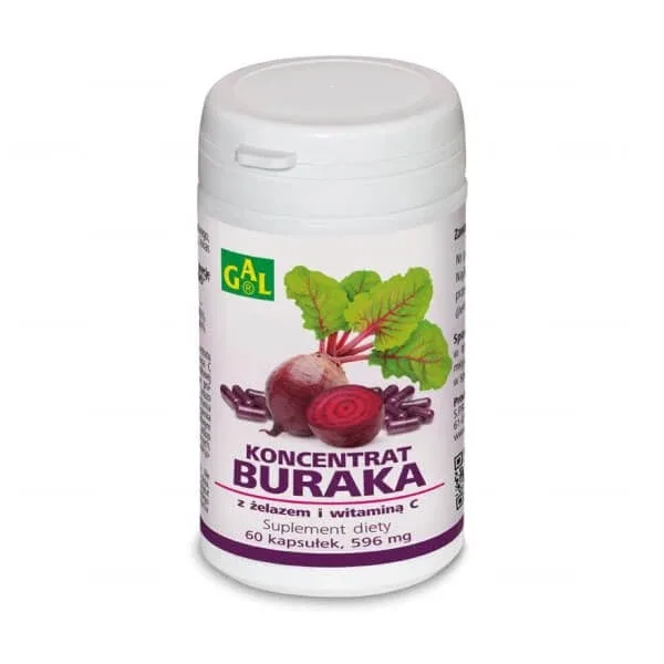 GAL Concentrat de sfeclă roșie cu fier și vitamina C, 60 capsule — preț și oferte