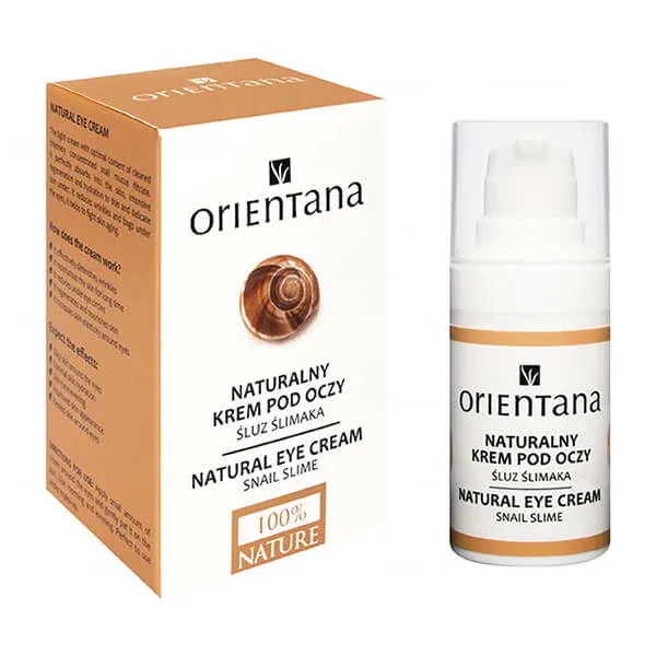 Orientana, cremă naturală pentru ochi cu mucus de melc, 15 ml — preț și oferte