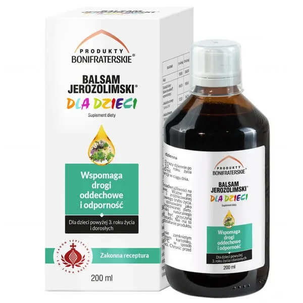 Balsam de Ierusalim pentru copii de peste 3 ani și adulți, 200 ml — preț și oferte