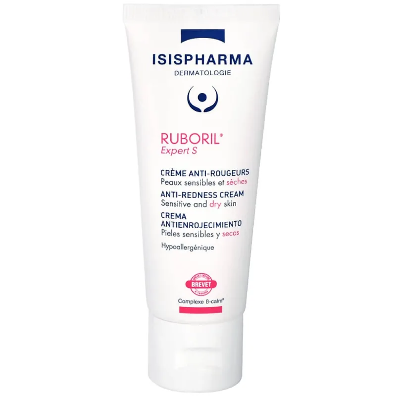 Isispharma Ruboril Expert S, cremă pentru piele vasculară și predispusă la eritem, piele uscată, 40 ml — preț și oferte