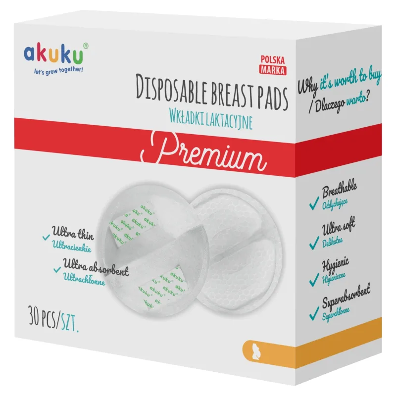 AKUKU, tampoane de sân ultra-absorbante, 30 buc — preț și oferte