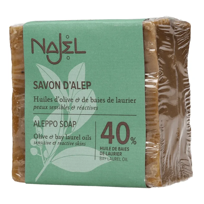 Najel, săpun de Alep, 40% ulei de laur și 60% ulei de măsline, 185 g — preț și oferte