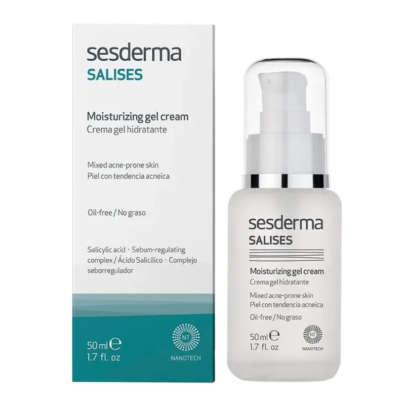 Sesderma Salises, gel-cremă hidratant pentru față, 50 ml — preț și oferte