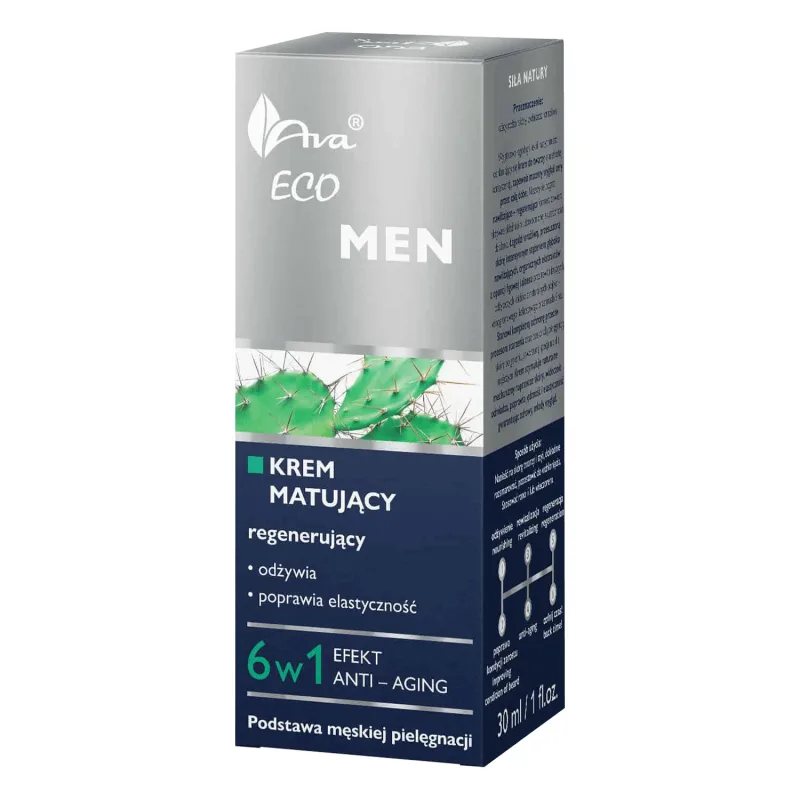 AVA Eco Men, cremă regenerantă, matifiantă, 50 ml — preț și oferte