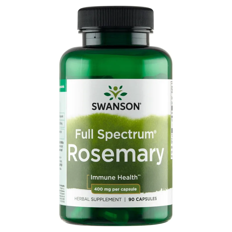 Swanson Full Spectrum Rosemary, Rozmarin, 90 capsule — preț și oferte