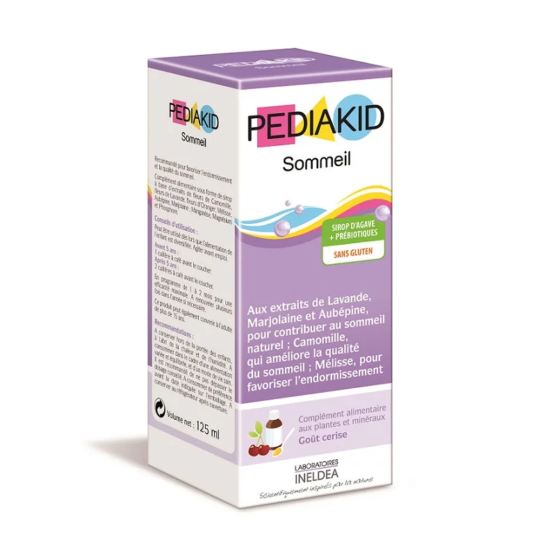 Sirop cu gust de cirese Sommeil, 125 ml, Pediakid LABORATOIRES INELDEA — preț și oferte