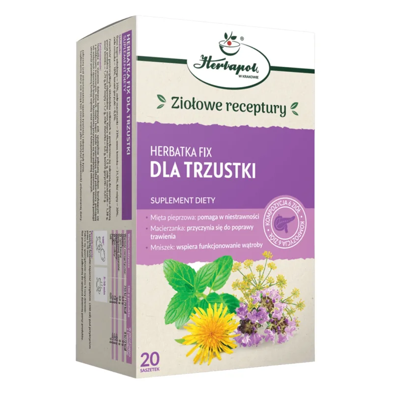 Herbapol pentru pancreas, ceai fix, 2 g x 20 pliculețe — preț și oferte