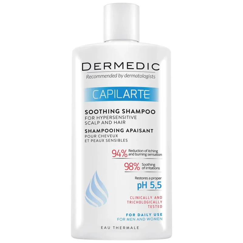 Dermedic Capilarte, șampon calmant pentru păr și piele hipersensibilă, 300 ml — preț și oferte