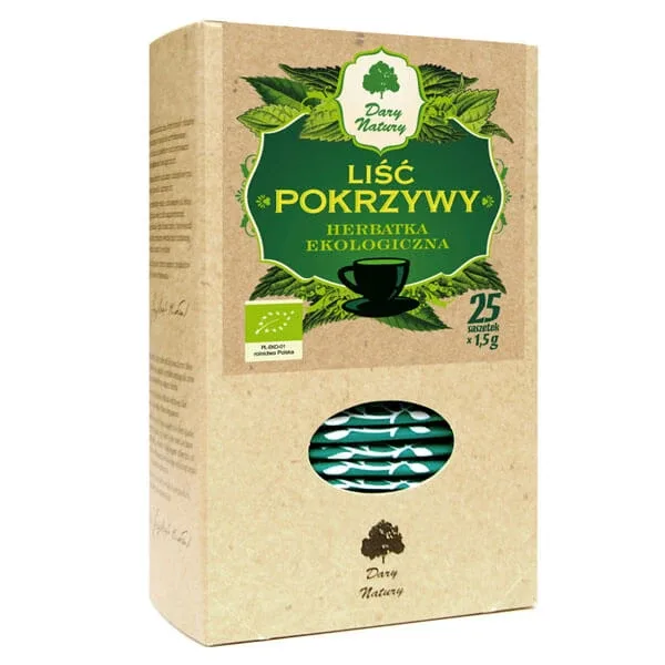 Dary Natury frunze de urzică, ceai organic, 1,5 g x 25 pliculețe — preț și oferte