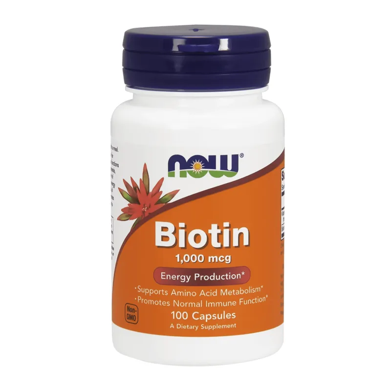 Now Foods Biotin 1000 µg, 100 capsule — preț și oferte