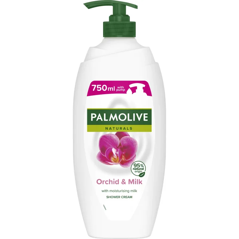 Palmolive Naturals, gel de duș cremos, orhidee și lapte, 750 ml — preț și oferte