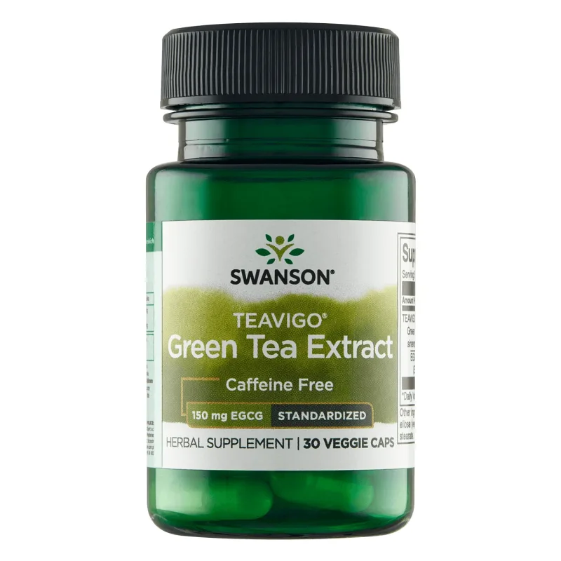 Swanson Teavigo, extract de ceai verde, 30 capsule vegane — preț și oferte