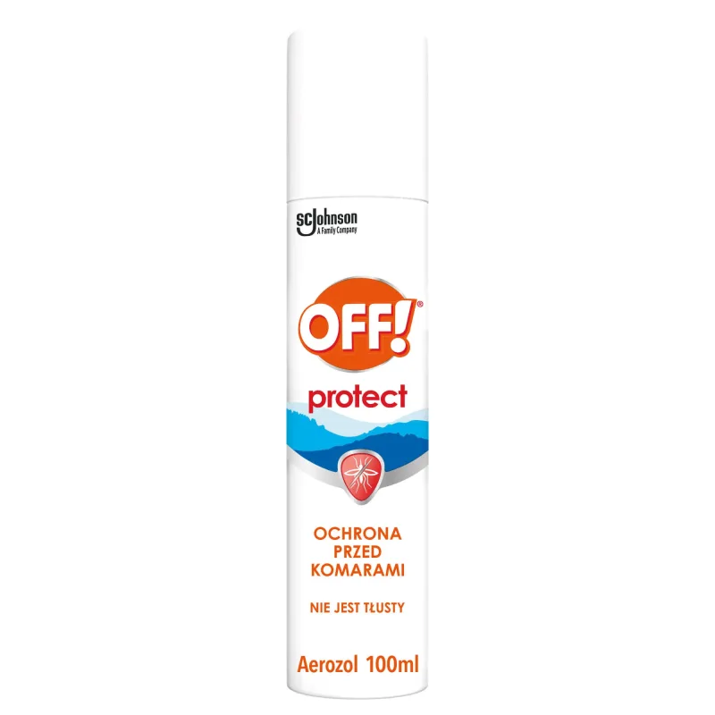 OFF! Protect, protecție împotriva țânțarilor, aerosol, DEET 15%, 100 ml — preț și oferte