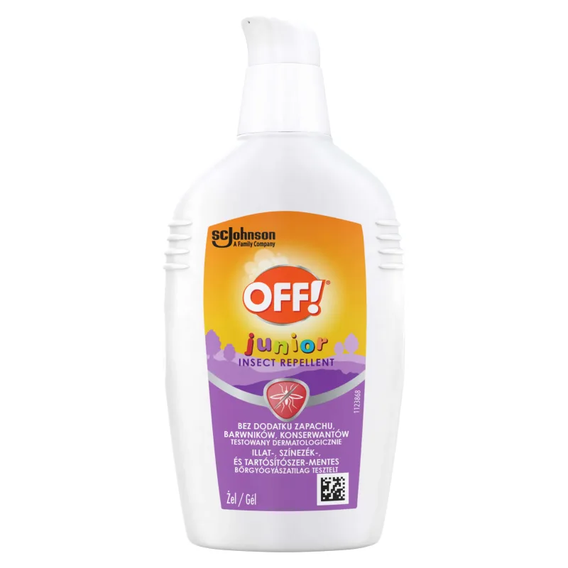 OFF! Junior, gel repelent de țânțari pentru copii cu vârsta peste 2 ani, cu icaridină, 100 ml — preț și oferte
