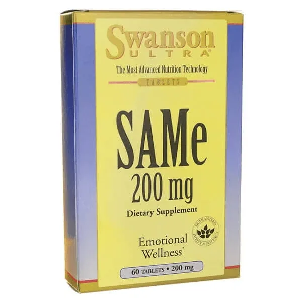 Swanson SAMe 200 mg, 60 comprimate — preț și oferte